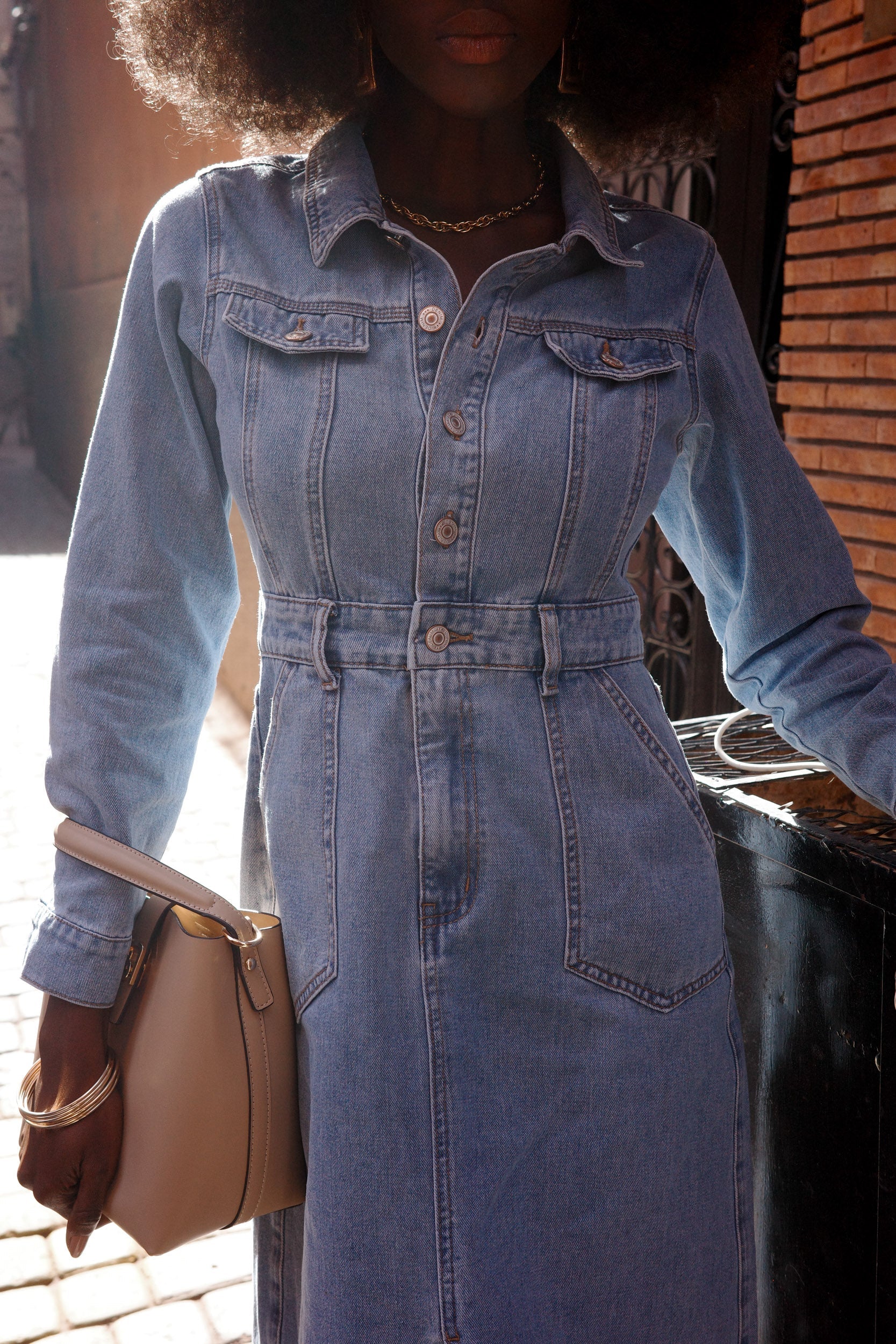 Robe Ophelie - denim clair
