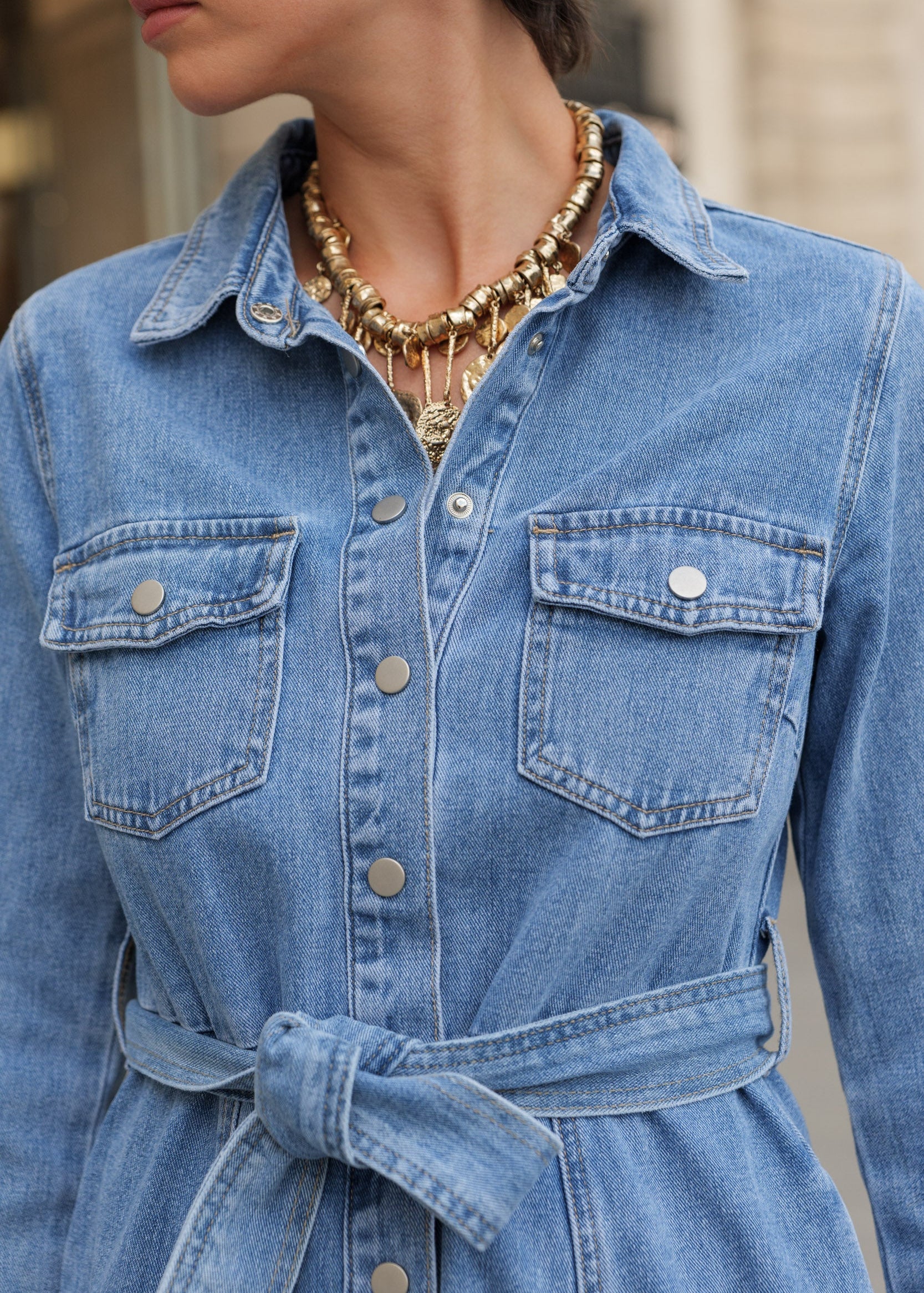 Robe Rosalie - denim stone