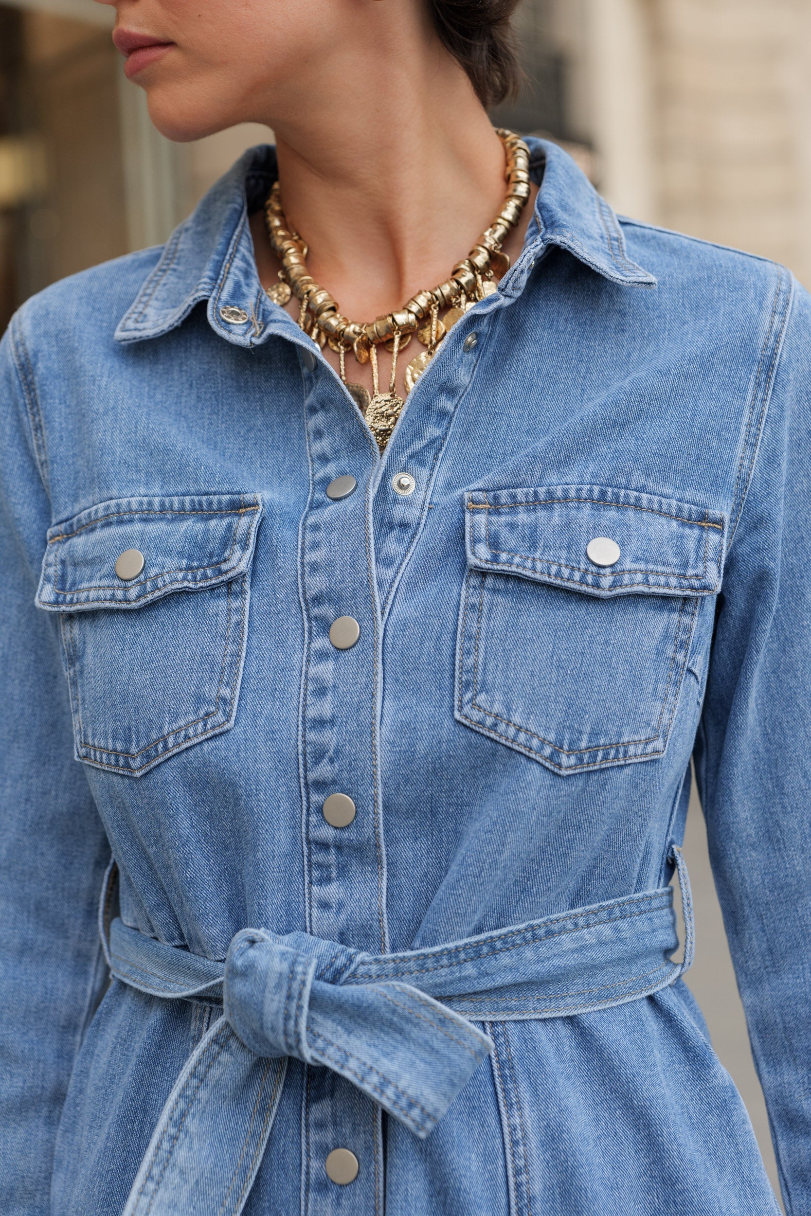 Robe Rosalie - denim stone