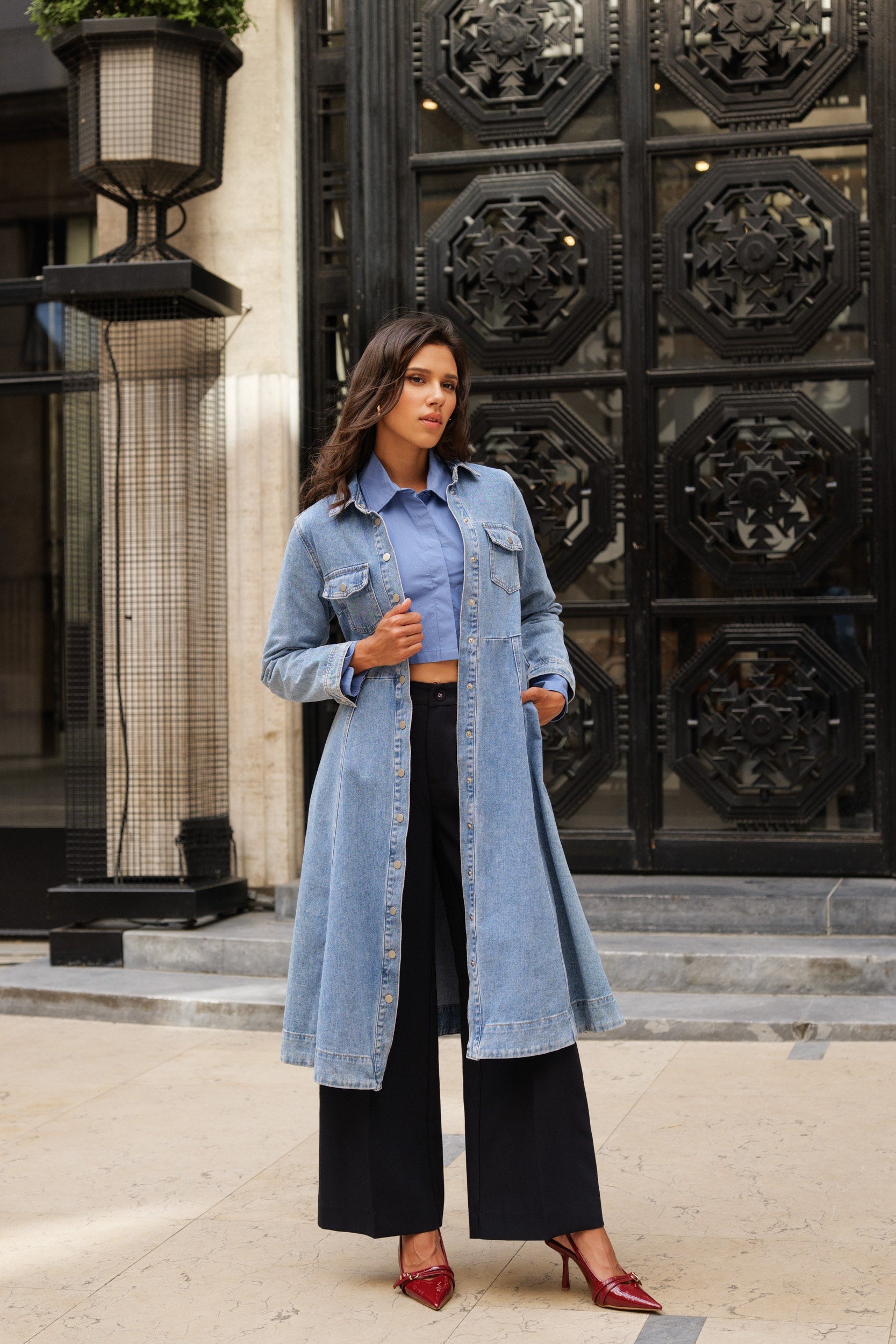 Robe Rosalie - denim stone