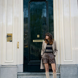 Short Boston - similicuir marron