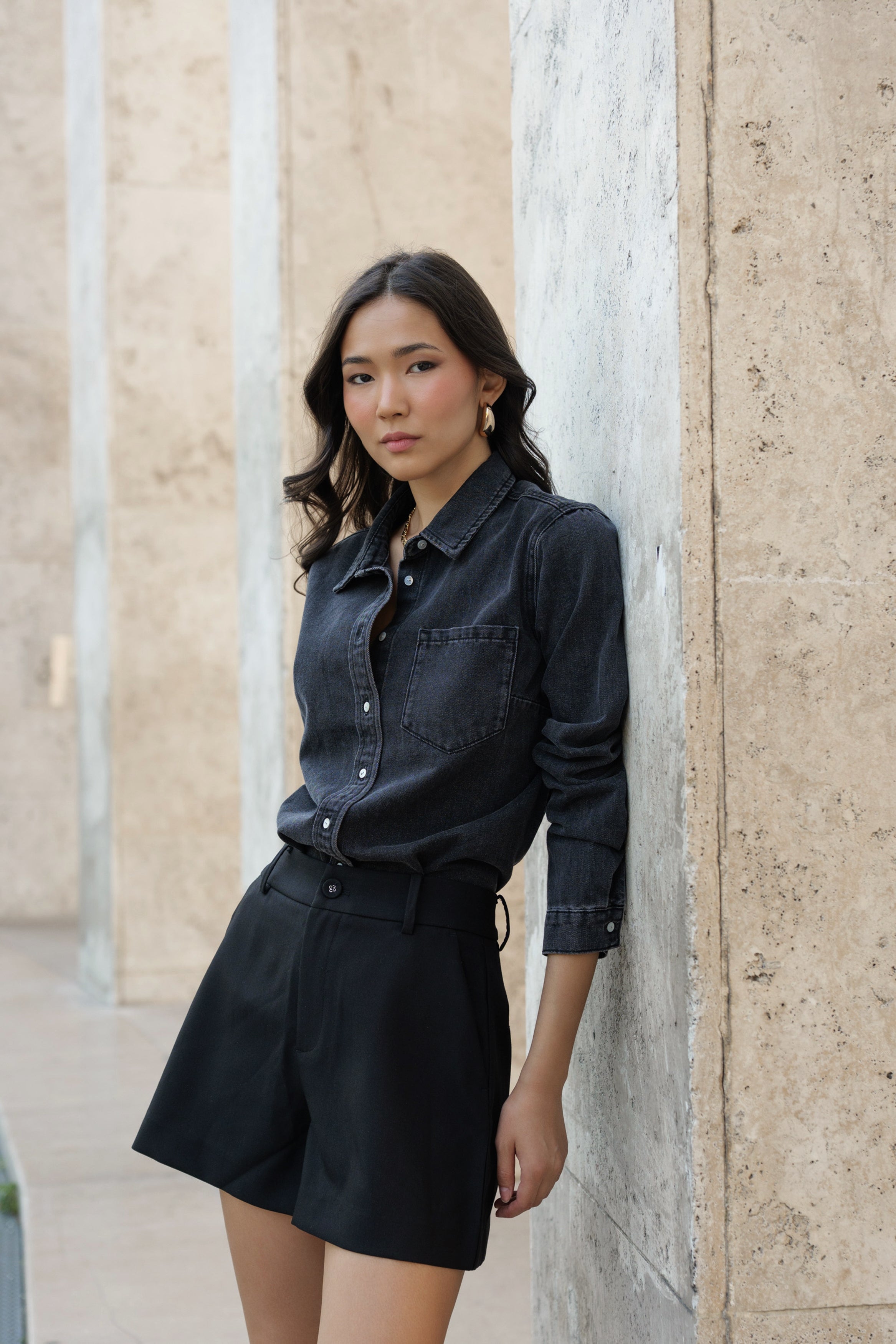 Short Brenda - noir - Oraije Paris