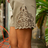 Short Livie - kaki clair