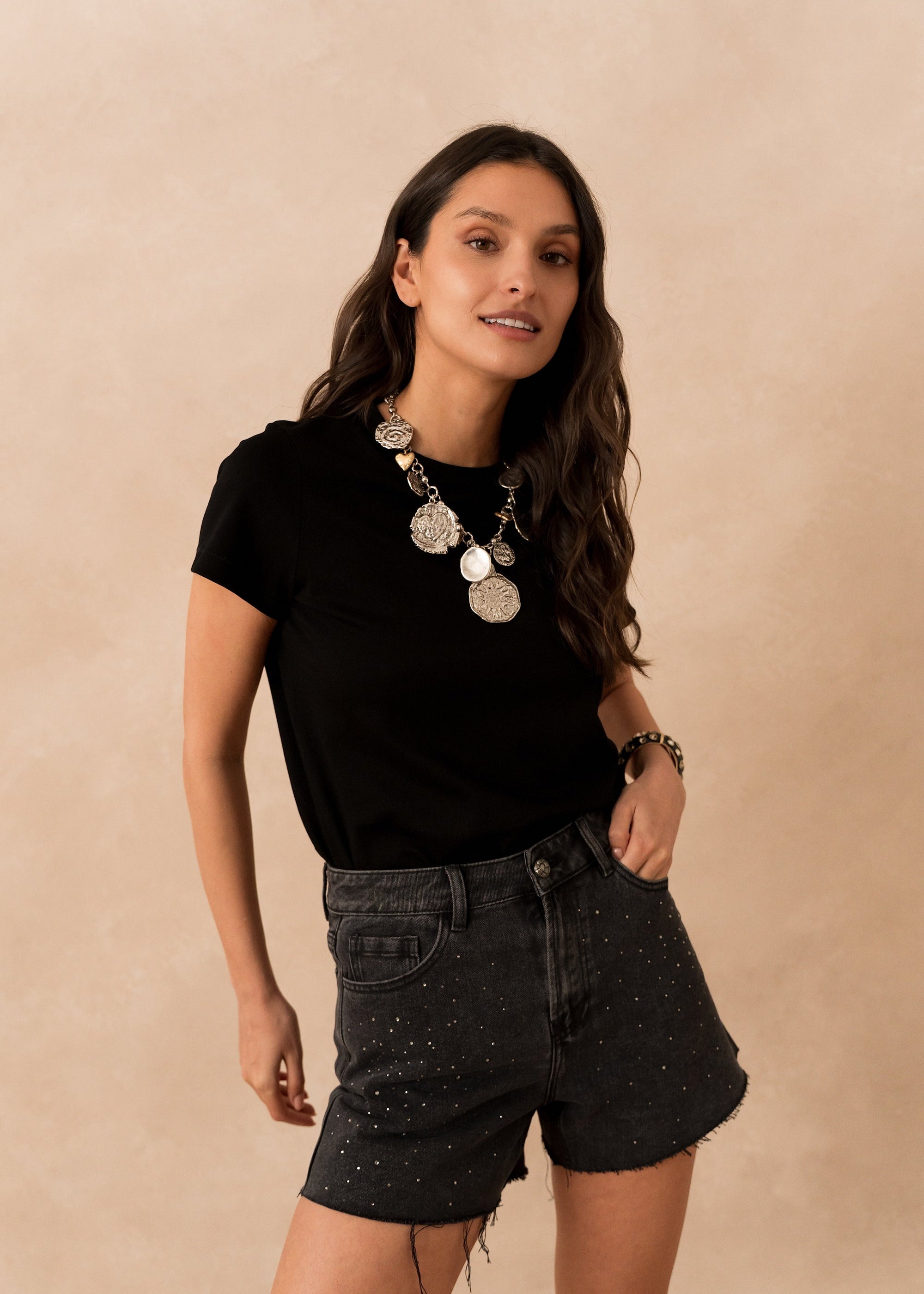 Short Sullivan - denim gris