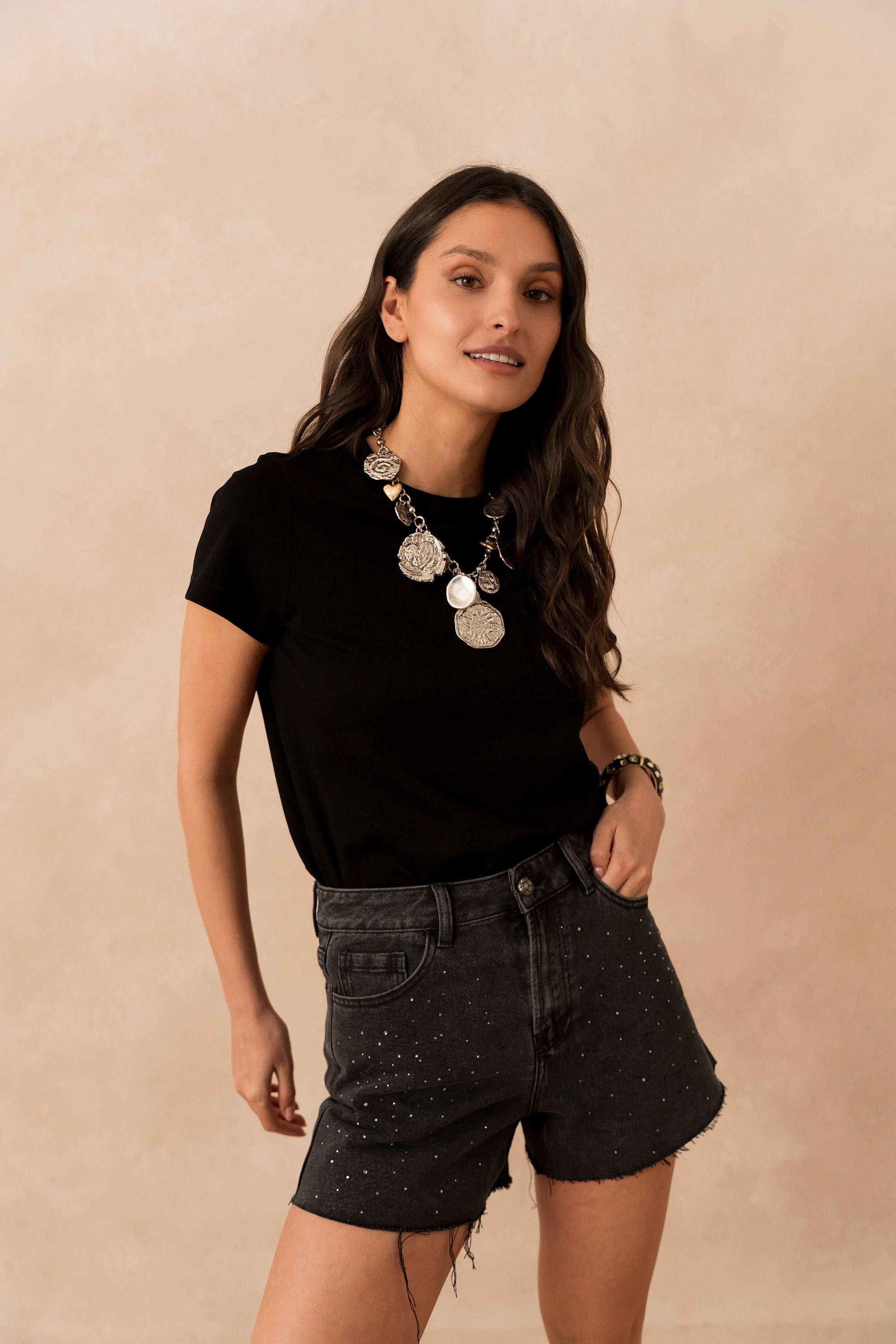 Short Sullivan - denim gris