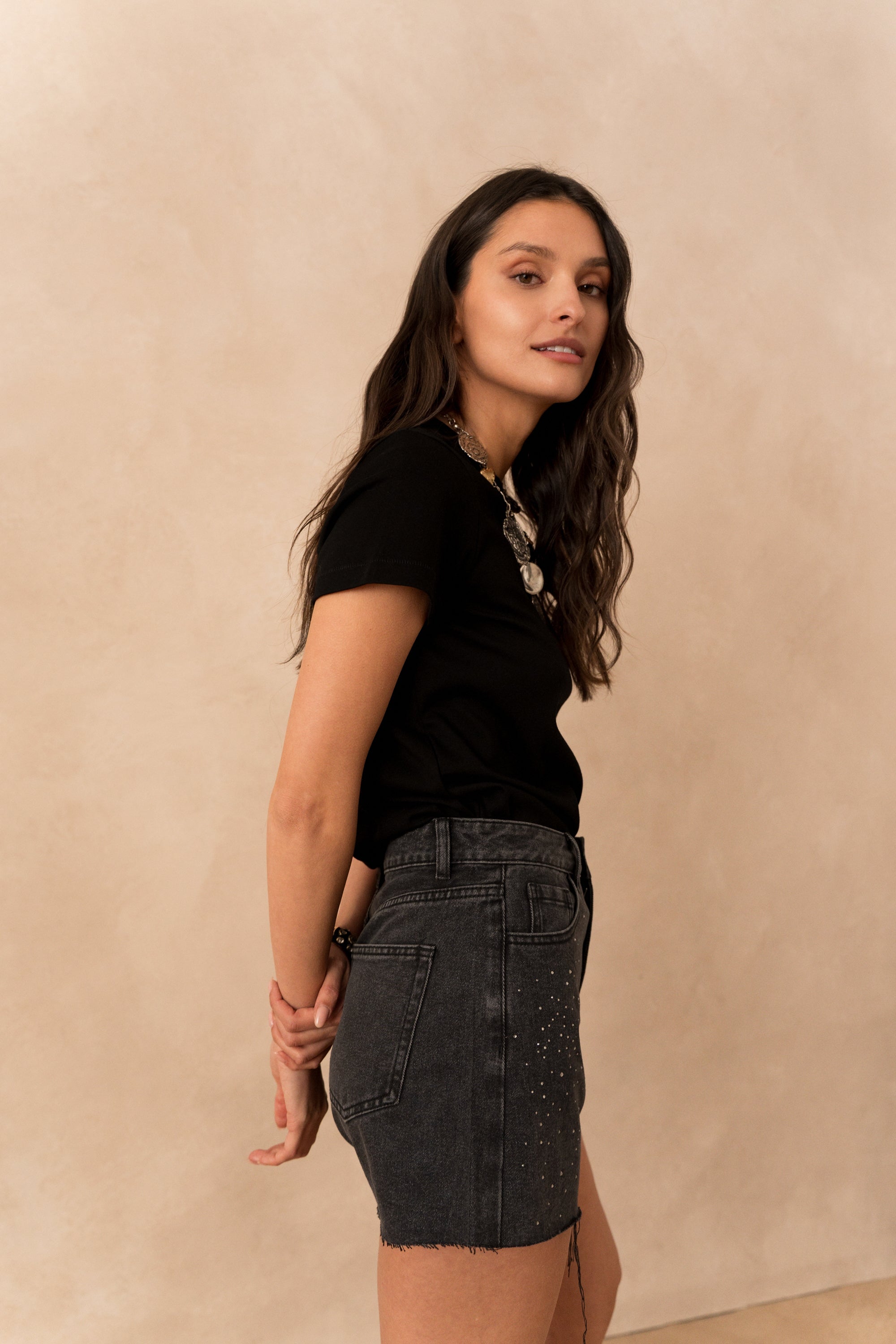 Short Sullivan - denim gris