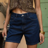 Short Valmy - denim brut