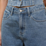 Short Valmy - denim stone