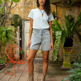 Short Valmy - denim très clair