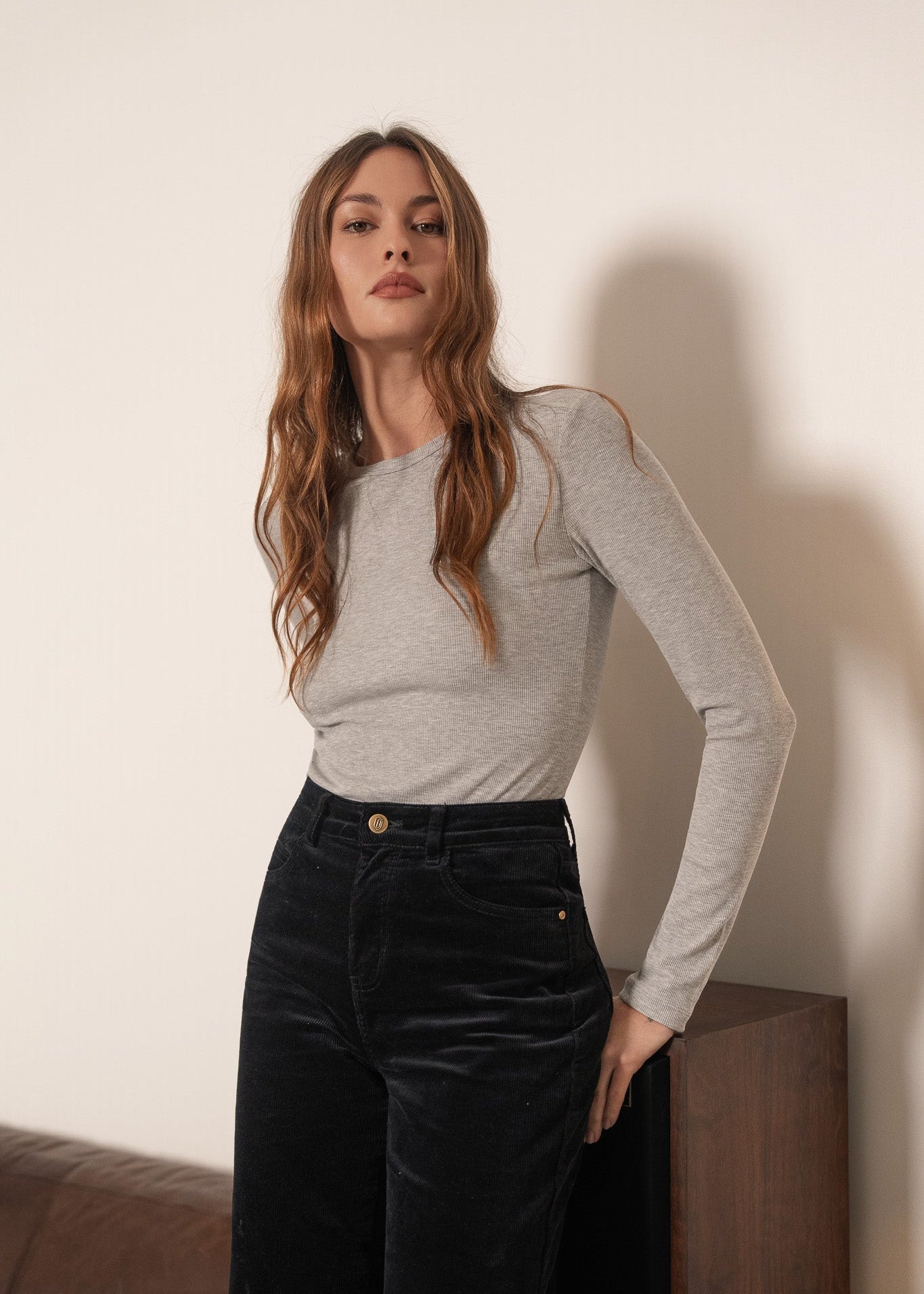 T-shirt Olga - gris - Oraije Paris