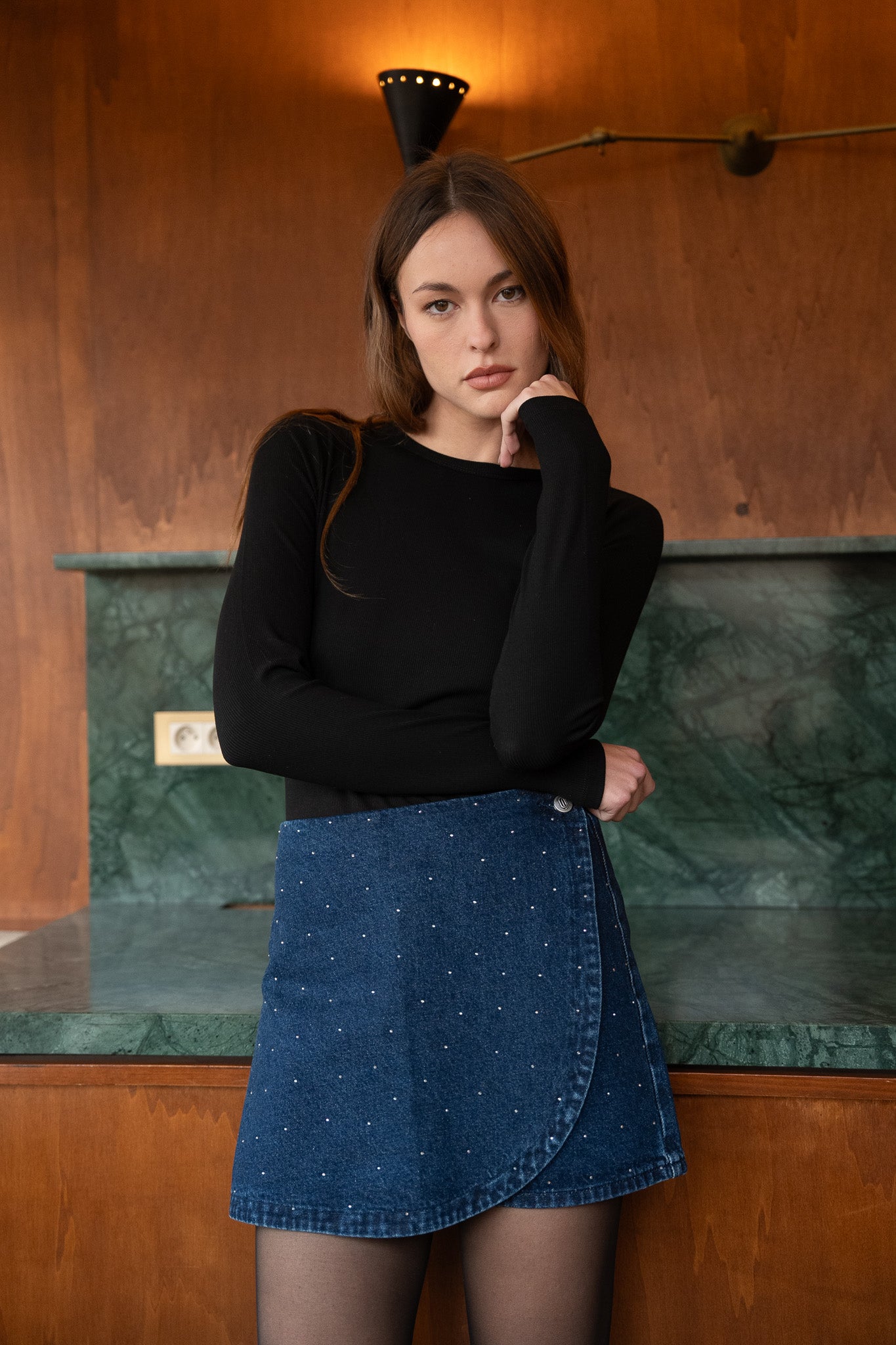 T-shirt Olga - noir - Oraije Paris