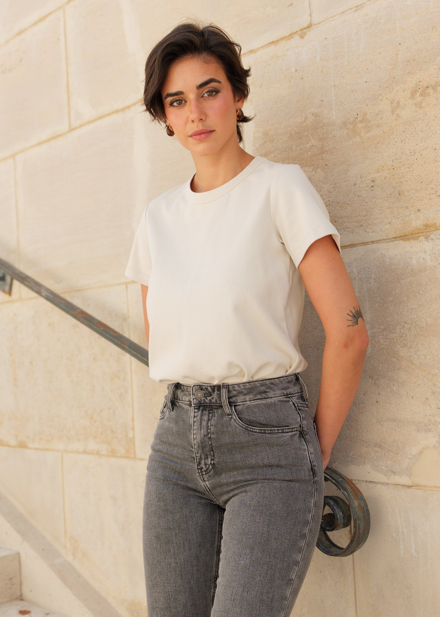 T-shirt Oni - beige