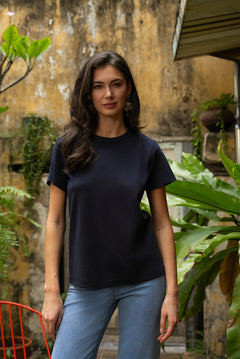 T-shirt Oni - marine