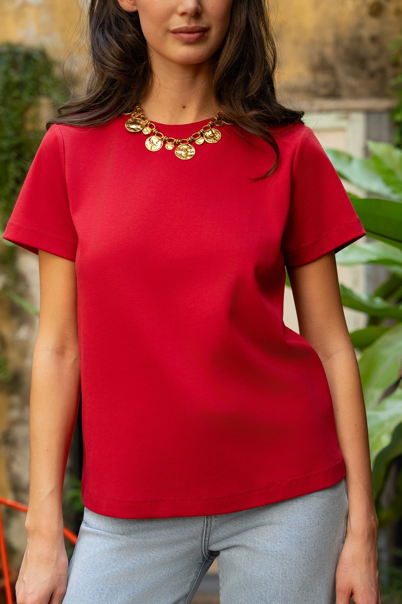 T-shirt Oni - rouge