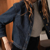 Veste Calista - denim brut