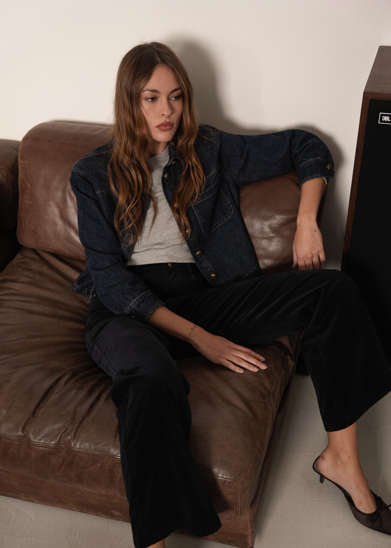 Veste Calista - denim brut