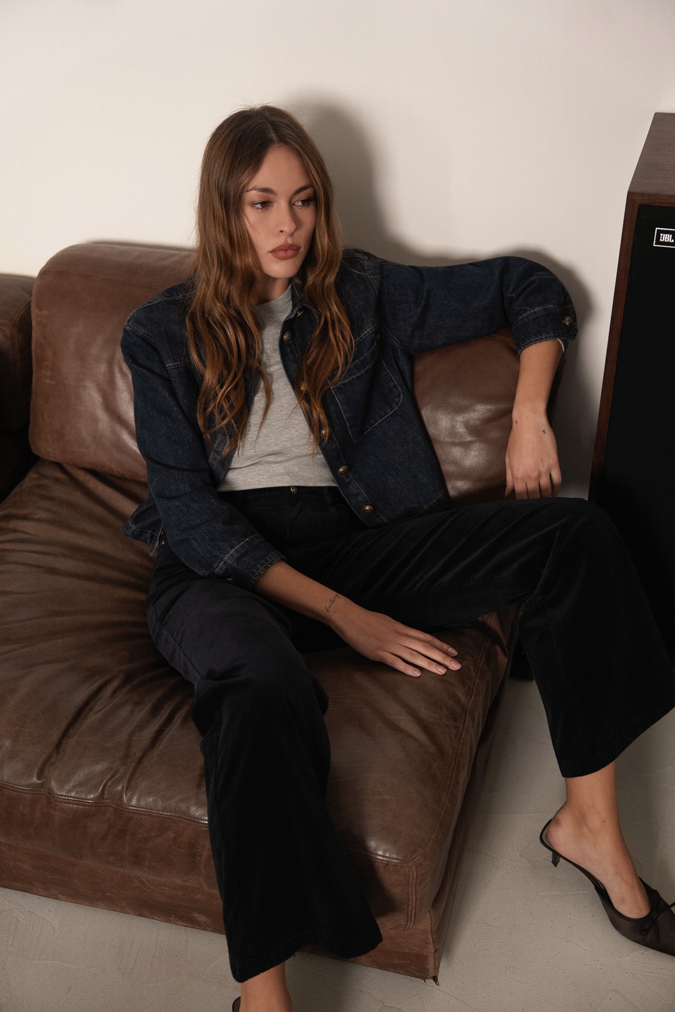 Veste Calista - denim brut