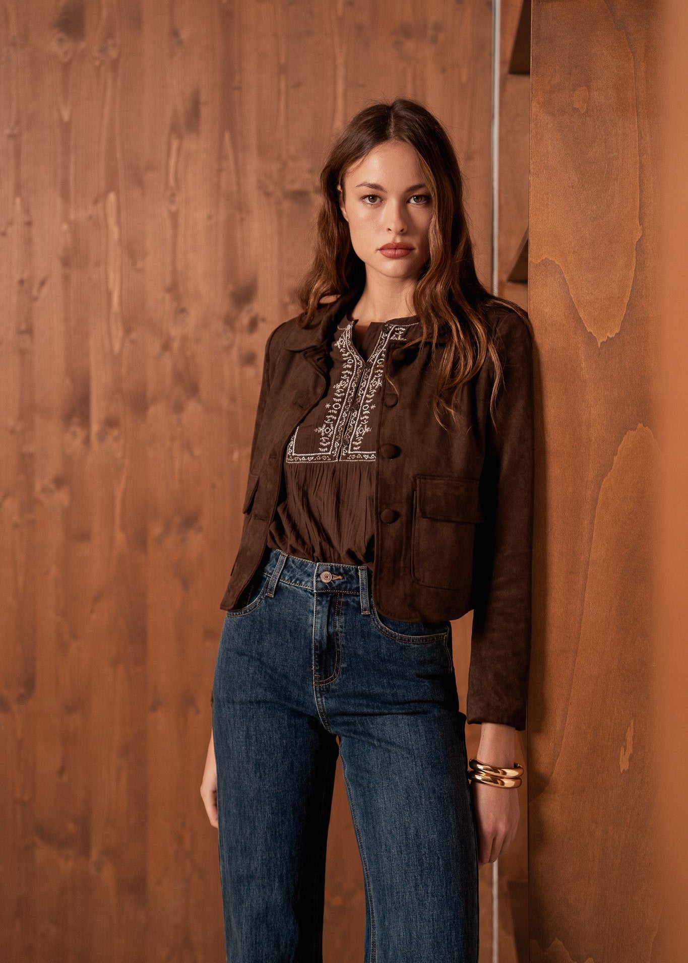 Veste Daisy - marron