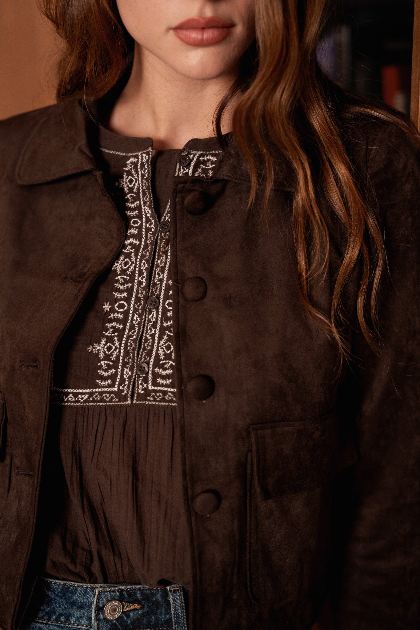 Veste Daisy - marron