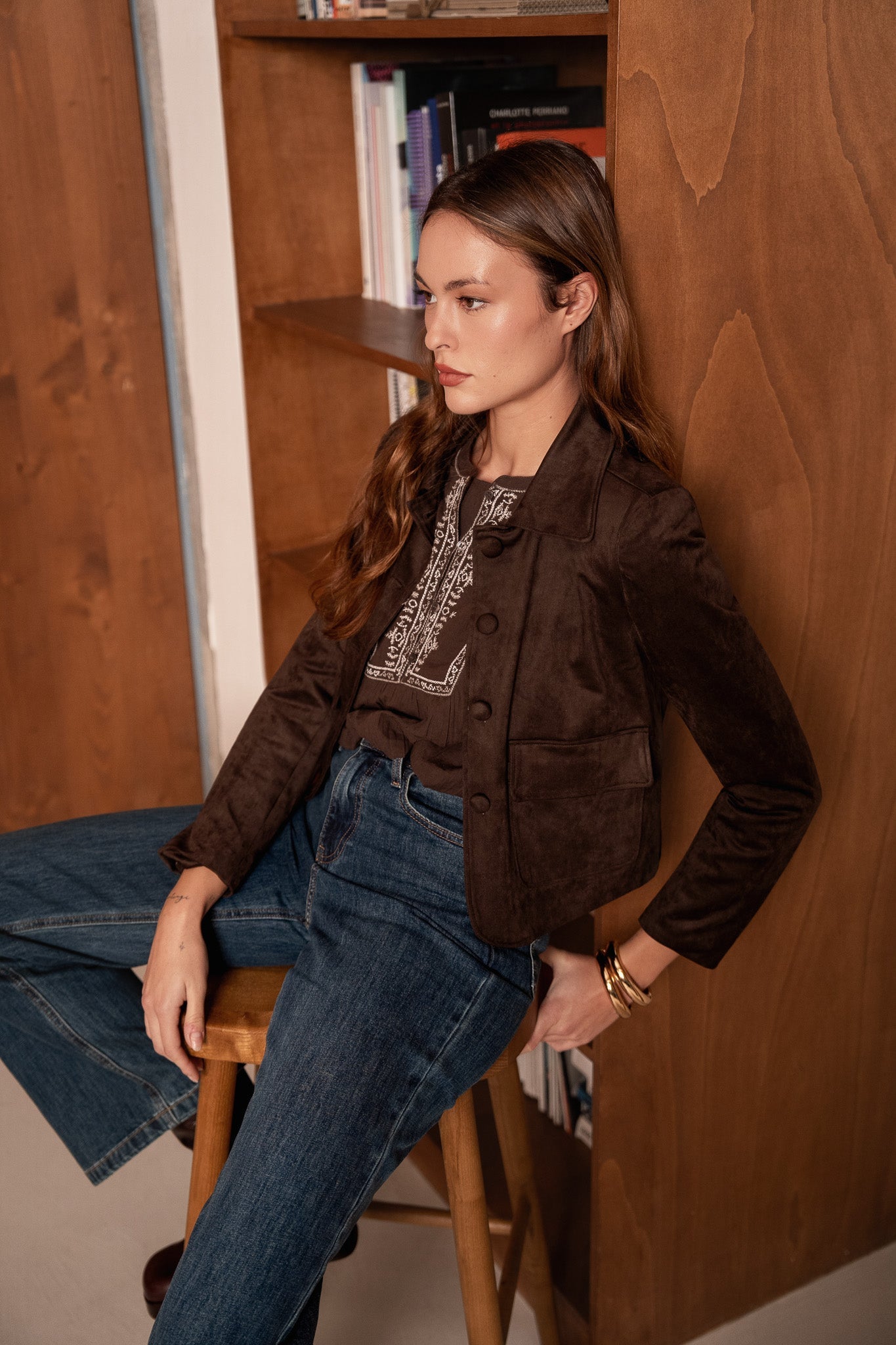 Veste Daisy - marron