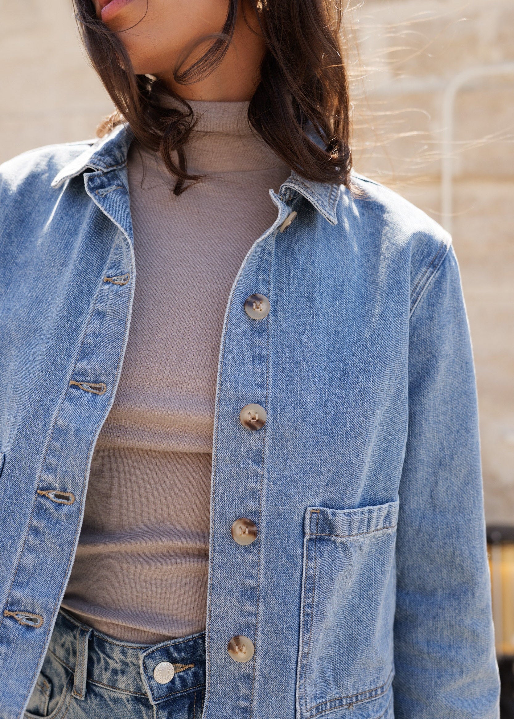 Veste Vance - denim vintage - Oraije Paris