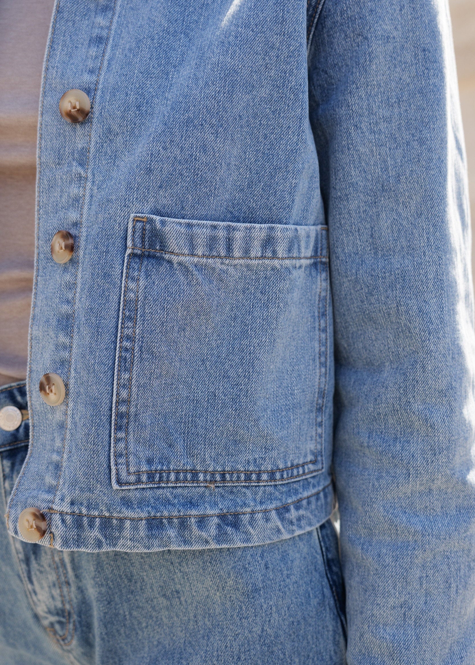 Veste Vance - denim vintage - Oraije Paris