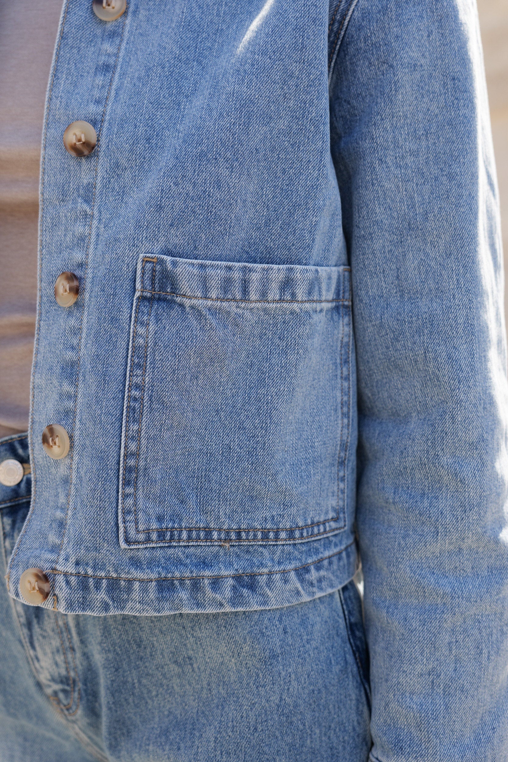 Veste Vance - denim vintage - Oraije Paris