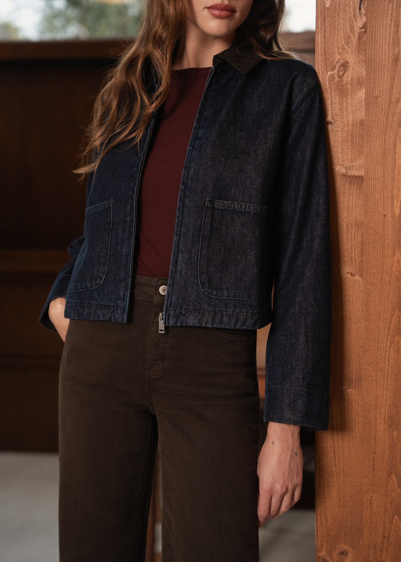 Veste Vera - denim brut