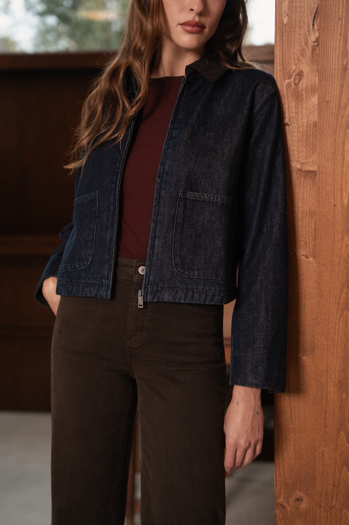 Veste Vera - denim brut