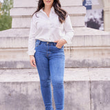 Jean Chloé Curvy - denim stone