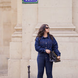 Jean Chloé Curvy - denim brut - Oraije Paris