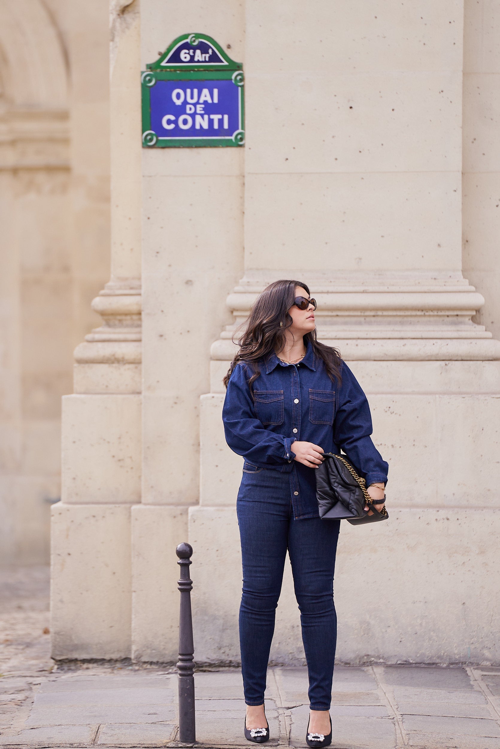 Jean Chloé Curvy - denim brut - Oraije Paris