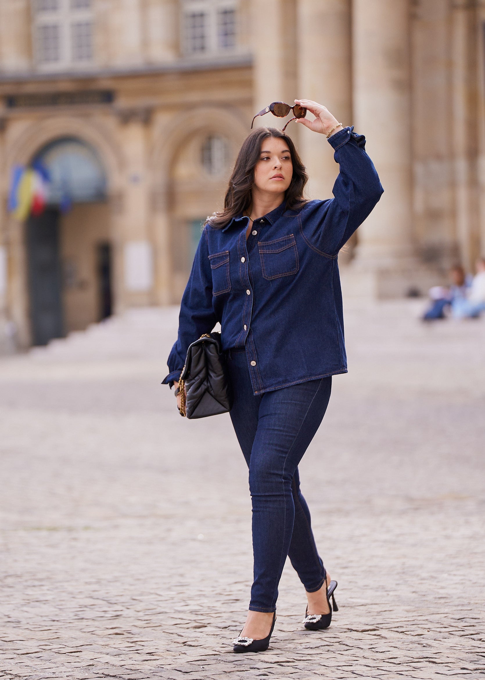 Jean Chloé Curvy - denim brut - Oraije Paris