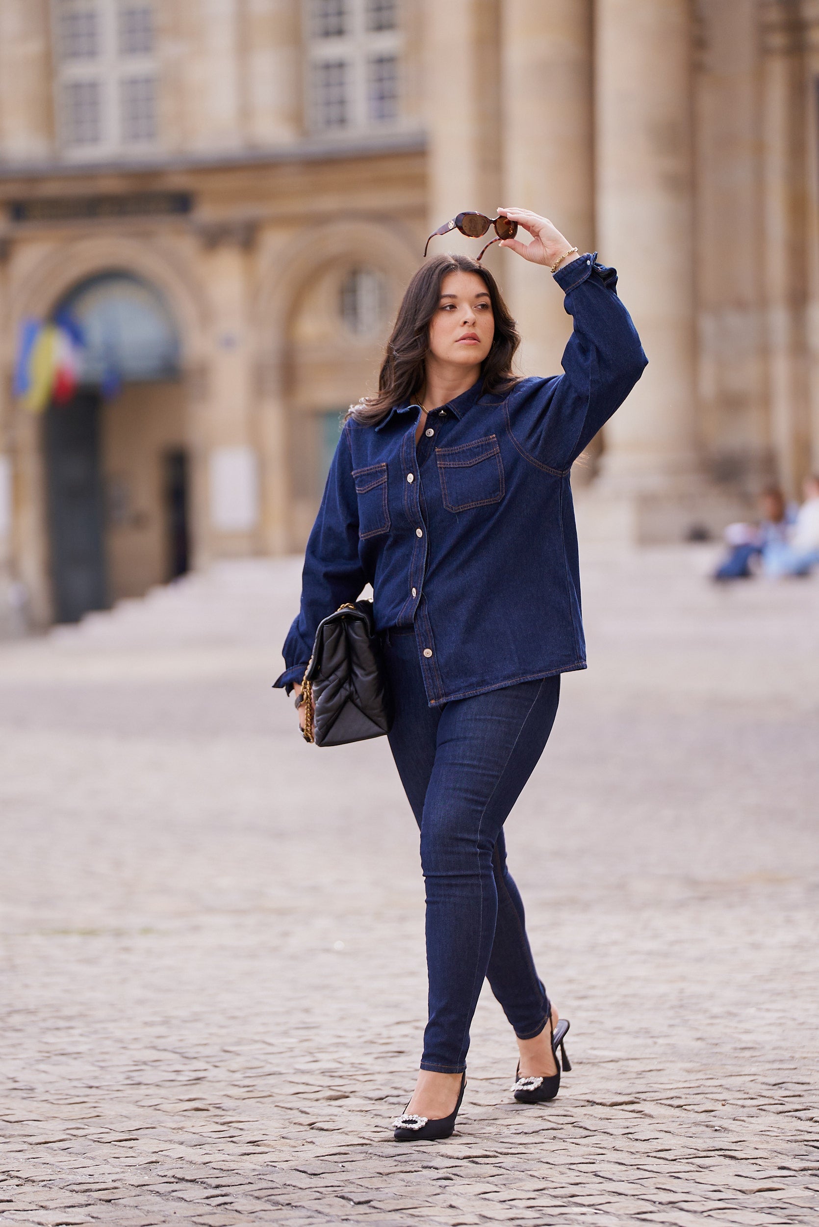 Jean Chloé Curvy - denim brut - Oraije Paris