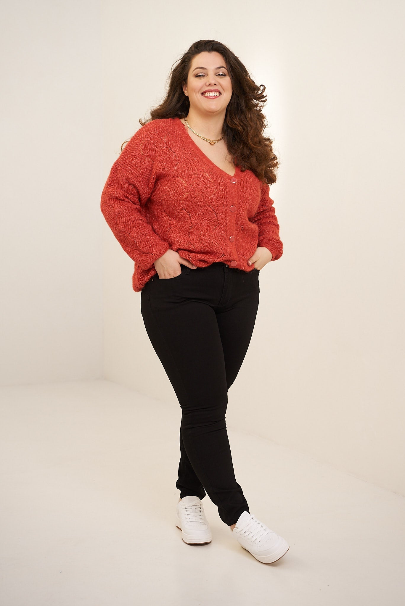 Jean Chloé Curvy - denim noir - Oraije Paris