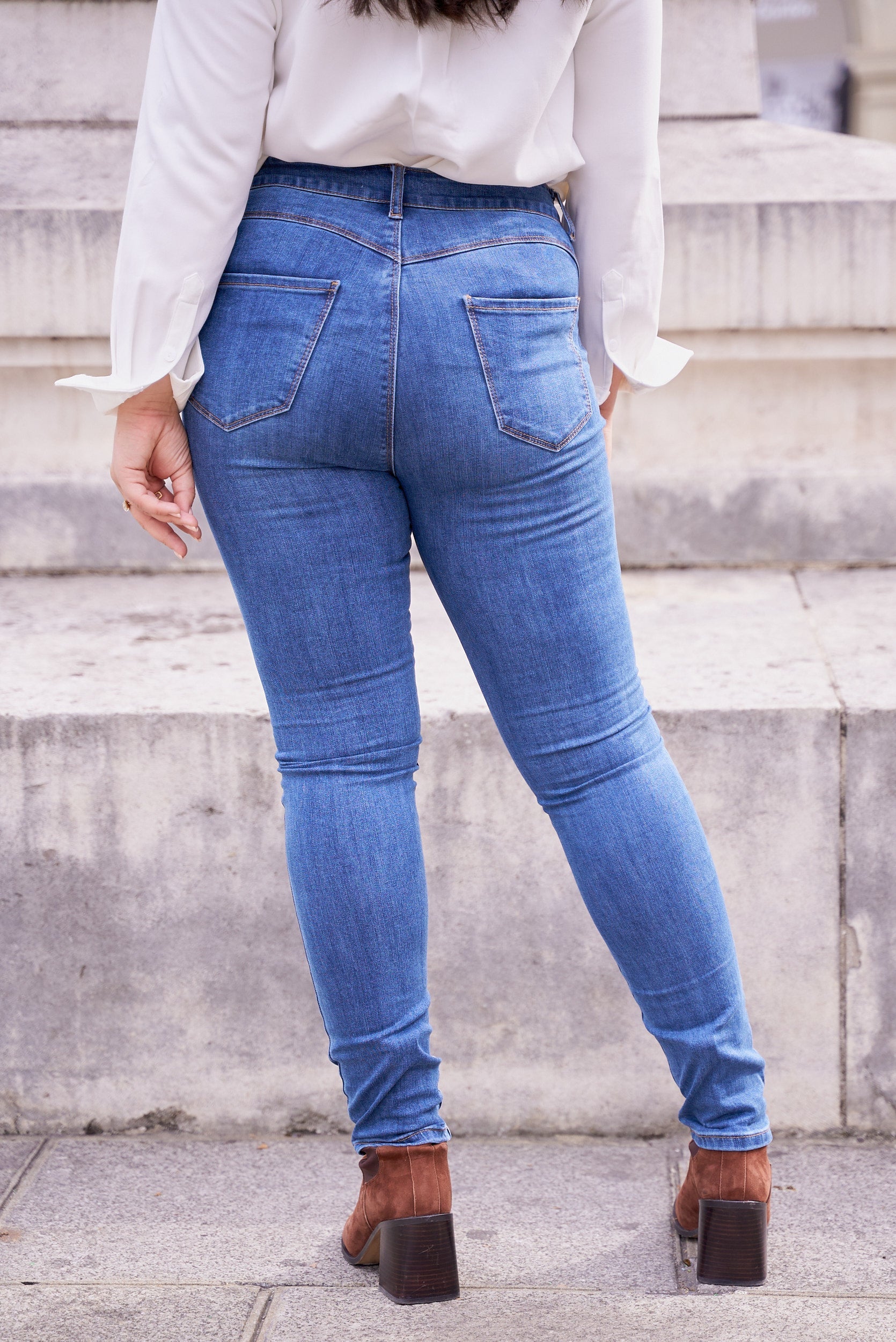 Jean Chloé Curvy - denim stone