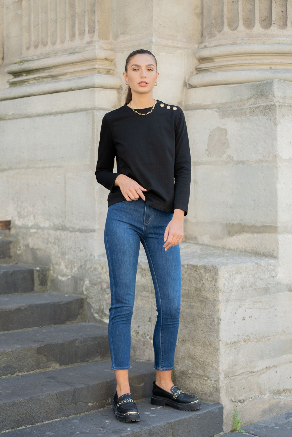 Jean Gaby - denim bleu foncé