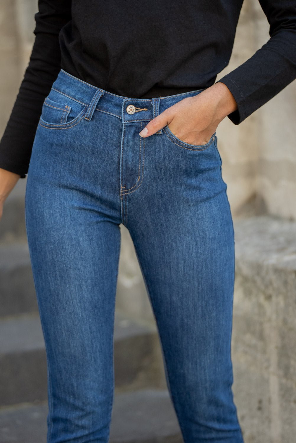 Jean Gaby - denim bleu foncé