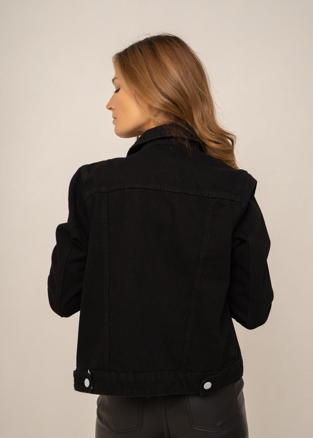 Veste Valence - denim noir - Oraije Paris