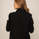 Veste Valence - denim noir - Oraije Paris